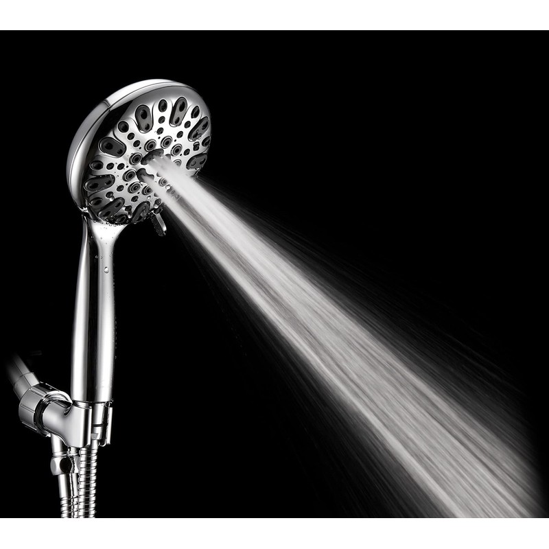 Handheld Shower Head, 6 Spray Setting High Pressure Shower Head
