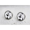 Miss Lovie Women's Mary Poppins Stud Earrings Cabochon 12 mm