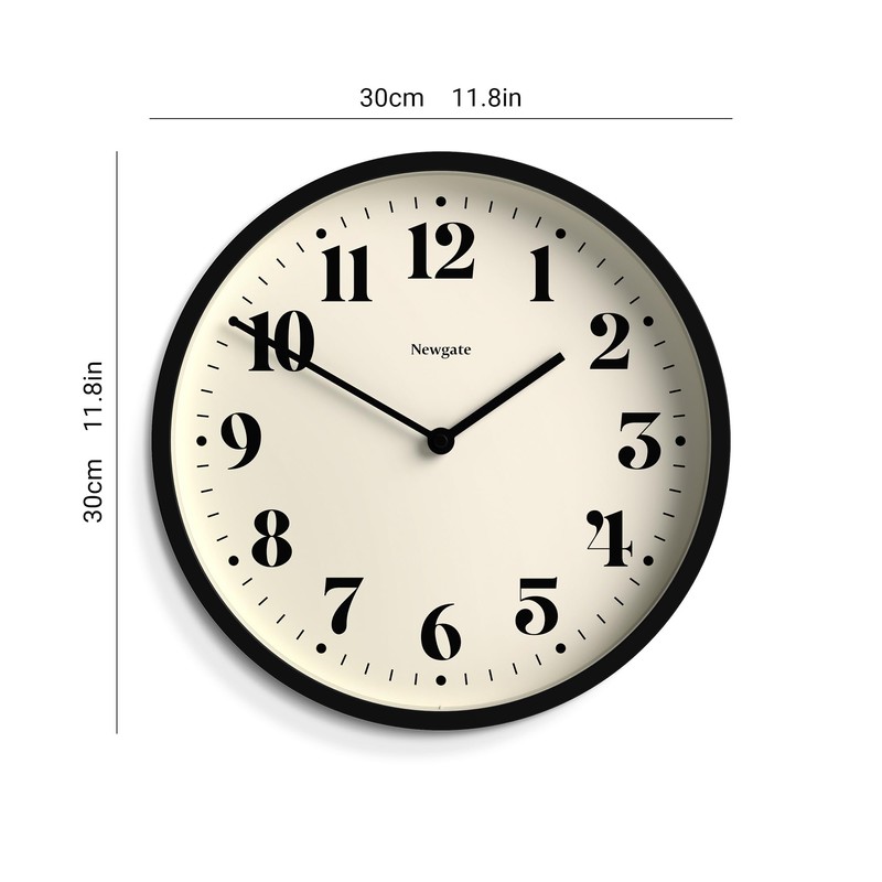 NEWGATE® Number Four Modern Wall Clock - Small Wall Clocks