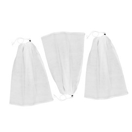 Abaodam 3pcs Winter Plant Covers Drawstring Protection for Potted Flowers Breathable Non Woven for Tomatoes Roses Trees