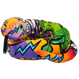 Wild Republic Message from The Planet, Snake, Stuffed Animal, 54 inches, Gift for Kids, Plush Toy, Made from Spun Recycled Water Bottles, Eco Friendly, Child’s Room Decor