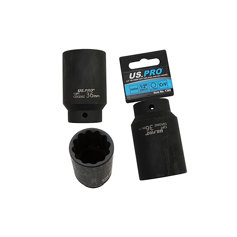 US PRO B1369 36mm 1/2'' Drive Double Deep Metric Impact