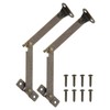 sourcing map 2Pcs 3.4" Folding Lid Support Hinges, Lift Up