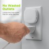 AUVON Plug-in LED Backlit Night Light with Motion Sensor &