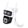 Pan Tilt Security Camera WiFi Dual Lens 4MP Night Vision
