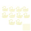 Pack of 100 Yellow Duck Paper Clips, Yellow Paper Clips,