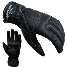 PROANTI Women's Leather Motorcycle Gloves Size XL