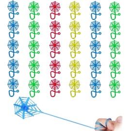lankatt Colourful Sticky Hand Toys Contiene 100 Divertidos Juguetes Adhesivos de Tela de araña de Colores para aliviar el estrés y la ansiedad, por lo Que es un Regalo Ideal para niños y niñas.