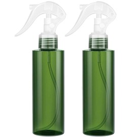 FANSTINOW Spray Bottle For Hair - (7oz/2 Pack)-Premium Leak-Proof Travel Bottles - UV Protection Plastic Spray Bottle For Hair - Multi Purpose use Durable （Green）