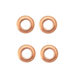 4 PCS Fuel Injector Nozzle Copper Washer Seal Gasket For VOLVO S40 S60 S80 C30 C70 V40 V50 V70 XC60 XC70 XC90 30 750 283 - AUTORCE