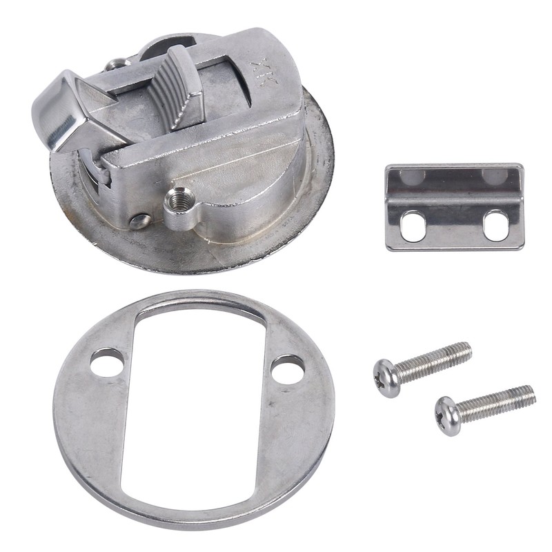 (B) - Amarine-made Marine Boat Stainless Steel 5.1cm Flush Pull