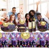 61 pieces disco party tableware, disco theme party, includes cups,