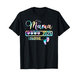 Bald ist Mama est 2025 Mother's Day T-Shirt for New Mum, black