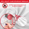 DAWNTREES Fire Blankets Emergency for Kitchen Home,1x1m Emergency Fire Retardant