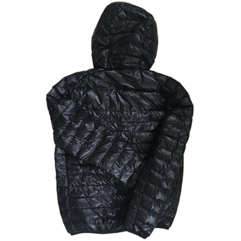 LANMAY Men's Ultralight Packable Hooded Down Jacket Puffer Down Coats