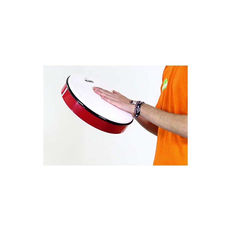 NINO Nino ABS Hand Drum, Large, Red, NINO6R