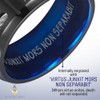 Willis Judd MasonicMan Mens Titanium Freemason Masonic Ring Latin Engraving