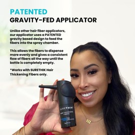 Hair Building Fibers, 15G, with BONUS Pump Applicator, Hairline Comb and 3 Nozzles, Hair and Hairline Filler Kit For Men and Woman (Light Blonde)