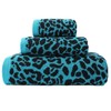 KINGSHORE 3 Piece Premium Bath Towel Set (Leopard), 1 Bath