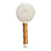 HIC Kitchen Bamboo Glass Brush, Bamboo with Non-Scratch Foam Tips