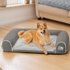 FUNNY FUZZY Orthopedic Dog Bed – Washable Dog Bed with
