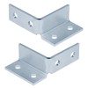 Fanmao 4 Pcs 90 Degree Wing Shaped Fittings for 1‑5/8"