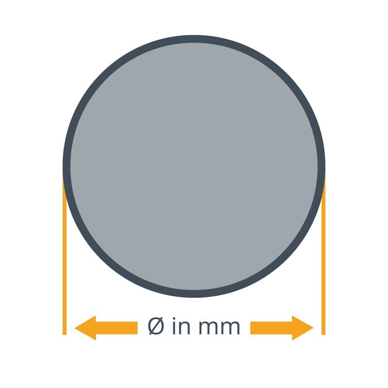Aluminium Round AW-2007 AlCuMgPb Diameter 26 mm Length 400 mm