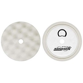 Nanoskin 8" Speedy Waffle Foam Buffing Pad - Removes Surface Defects on Cars, Trucks, RVs, Boats & More | Recessed Loop Backing | Use with Rotary Polisher | Designed for Even Pressure Distribution