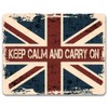Print Crafted - Keep Calm And Carry On Vintage Metal