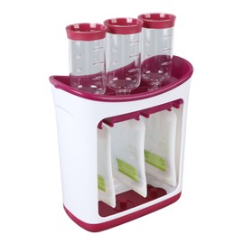 Squeeze Station Bolsas de Alimentos para Bebés, Estación de Llenado de Bolsas Reutilizables para Alimentos Semisólidos, Fabricante de Alimentos de Jugo de Frutas Frescas para Bebés