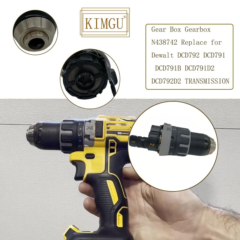 N438742 Gear Box Replace for Dewalt DCD792 DCD791 DCD791B DCD791D2