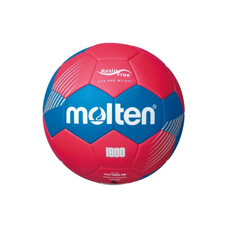 Molten Handball H2F1800-RB, size: 2, colour: red/blue, resin-free
