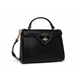 Replay Ladies Faux Leather Handbag, Black 098