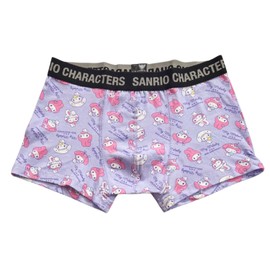 Small Planet My Melody Boxer Briefs, Girly Pop Heart, Sanrio (Large)