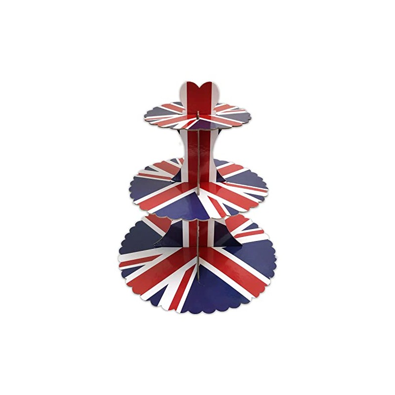 Union Jack Tableware Olympics Great Britain GB Flag - Cupcake