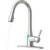 GOESMO Modern Touchless Kitchen Faucet Pull Sprayer Adjustable Water Flow