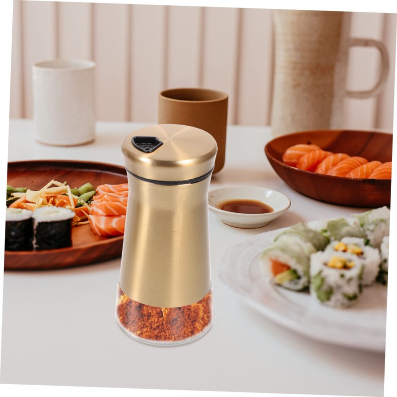 GRIRIW 2Pcs Reusable Condiment Bottles Seasoning Jars for for Home