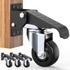Heavy Duty Workbench Casters 3 Inch Retractable Casters with Lifting