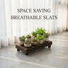 TXJCNONE Wood Indoor Plant Holder Succulents Plant Pot Raiser Decorative