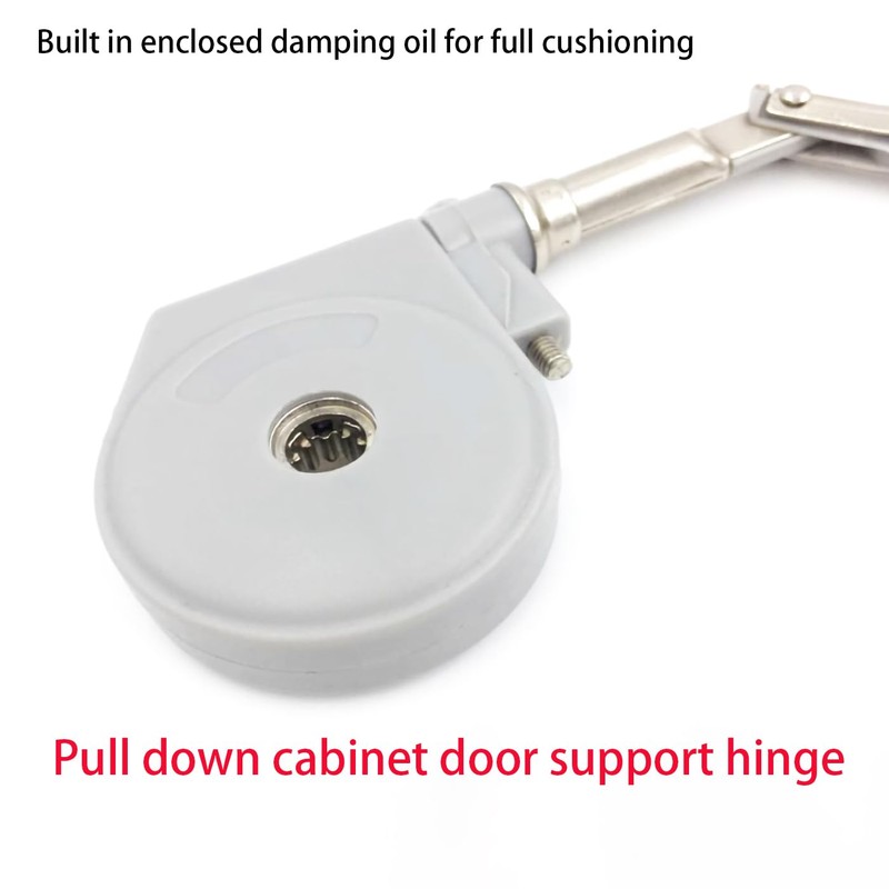 （2pack） Bottom Opening Support Hinge Soft Close 105 Degree Opening