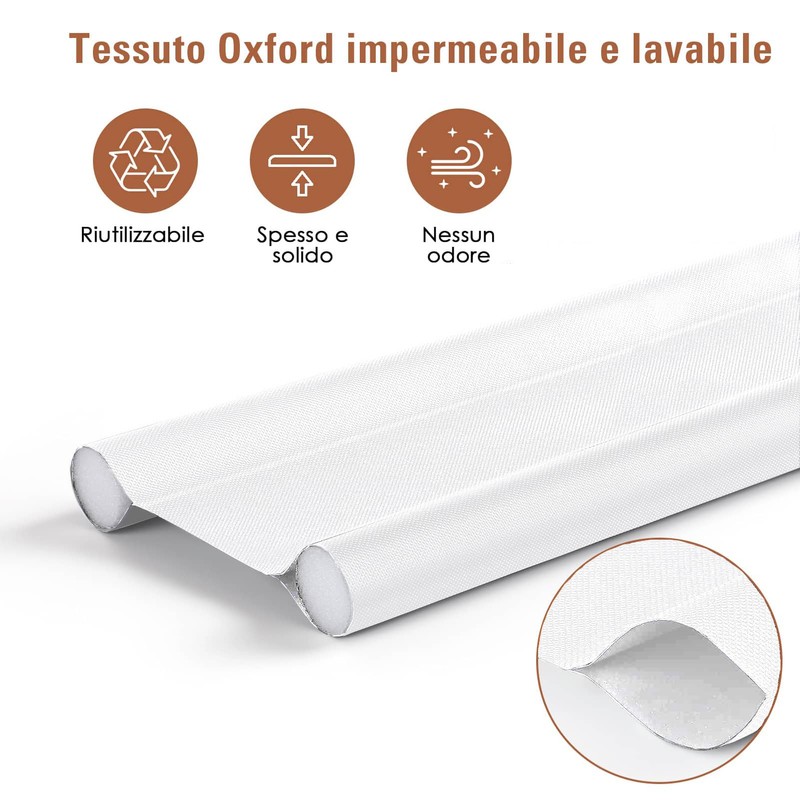 93cm Double Draught Excluder, Free to Cut, HASA zone Draught