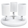GU10 Ceiling Spotlight Holder 3 Head Rotating Lamp Base Fixture