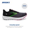 Brooks Women’s Launch 10 Neutral Running Shoe - Black/Blackened Pearl/Green