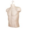DisplayTown Male Mannequin Torso Hollow Back Body Stackable Dress Form