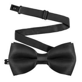 Medsuo Adjustable Kids Bow Tie Pre-tied Bowtie Solid Color Children Bow Tie Little Boys' Bow Tie for Kid Toddler Baby Wedding Party