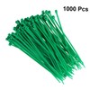 ARTIBETTER 1000pcs Self Locking Nylon Cable Ties 3x100mm Green Multi