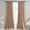 StangH 84 inches Beige Blush Velvet Curtains Farmhouse Decor for