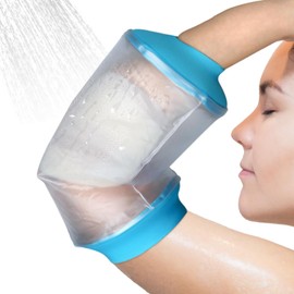 PICC Line Shower Cover, Geyrut Waterproof Cast Cover for Arm Elbow Adult Reusable PICC Line Sleeve Protector for Shower Adult Waterproof IV & PICC Line Protetcor