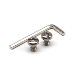 INPON 1/4" Screw + Allen Wrench Set of 3, Suitable for Tripods, Monopods, Quick Release Plates, Cameras, etc