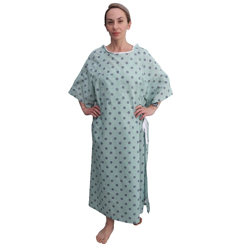 3 Pack - Hospital Gown IV Snap Sleeves - One